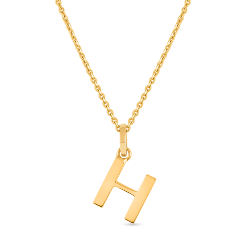 22ct Sunrise Gold Initial H Anhänger 22ct Sunrise Gold Initial H Anhänger