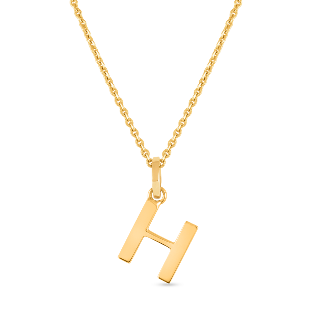 22 Ayar Gündoğumu Altın Baş Harfi H Kolye 22 Ayar Gündoğumu Altın Baş Harfi H Kolye