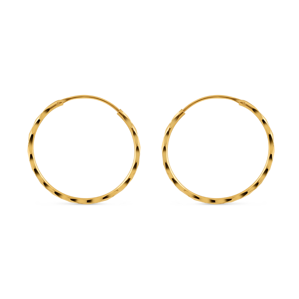 Elmas Kesimli Bali Küpe Elmas Kesimli Bali Küpe