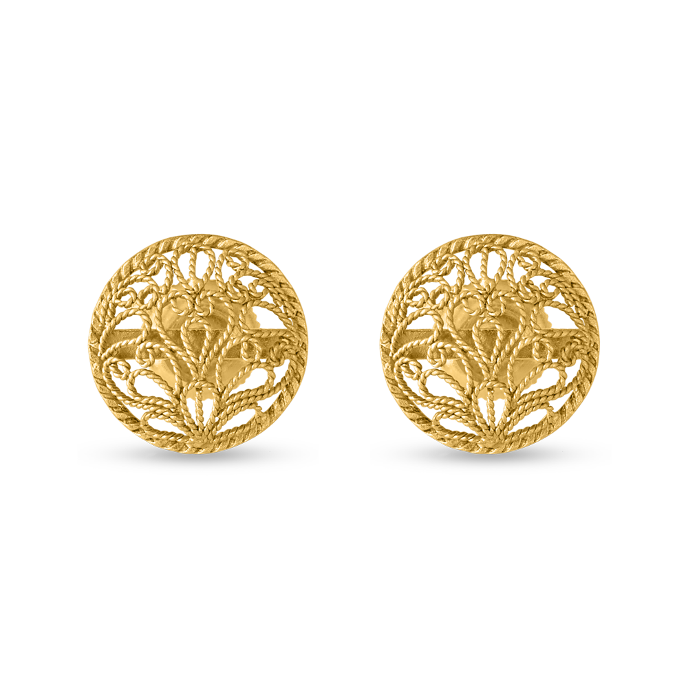 مسمار ذهبي عيار 22 قيراط بلمسة نهائية عتيقة | مجموعة أرماري | 12 ملم مسمار ذهبي عيار 22 قيراط بلمسة نهائية عتيقة | مجموعة أرماري | 12 ملم