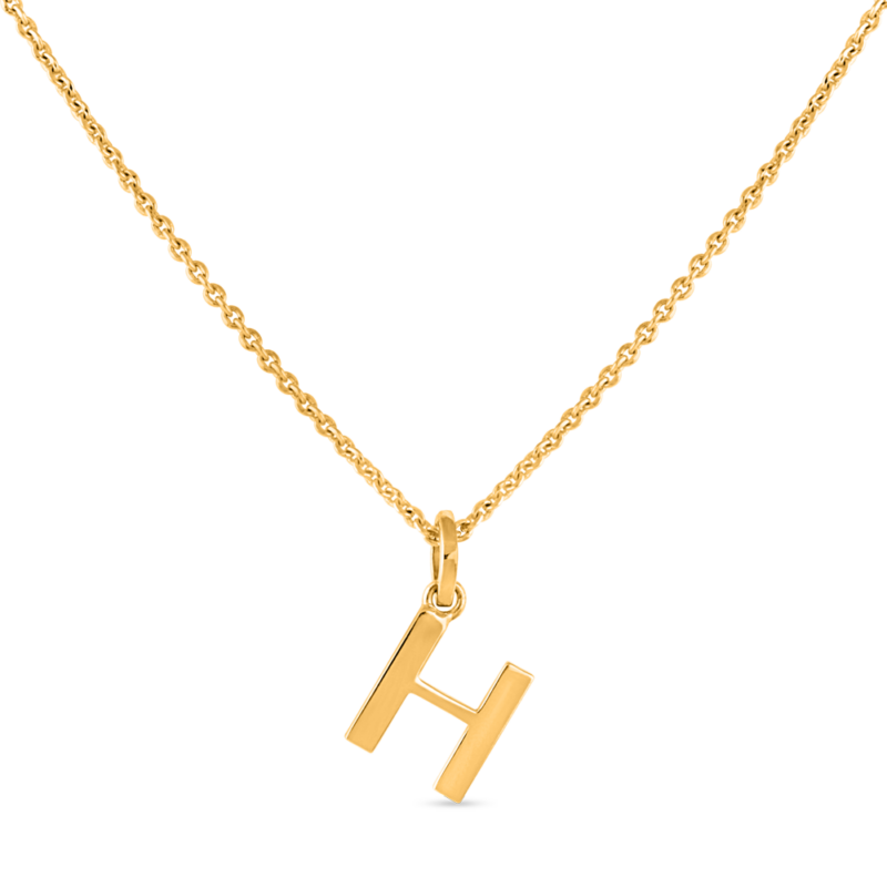 22ct Sunrise Gold Initial H Anhänger 22ct Sunrise Gold Initial H Anhänger