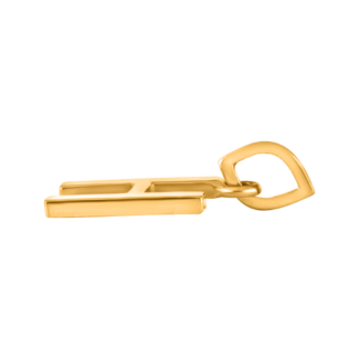 22ct Sunrise Gold Initial H Pendant 22ct Sunrise Gold Initial H Pendant