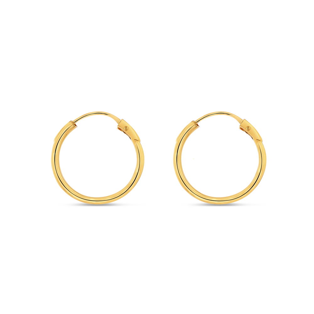 22 Ayar Sarı Altın Dailywear Halka Küpe 22 Ayar Sarı Altın Dailywear Halka Küpe