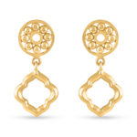 قرط متدلي من الذهب عيار 22 قيراط من مجموعة دواني قرط متدلي من الذهب عيار 22 قيراط من مجموعة دواني