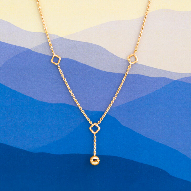 22ct Gold Necklace | Dhwani Collection | 18 Inches