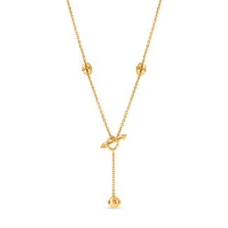 22ct Sound Barrel Necklace | Dhwani Collection