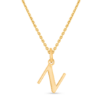 22 Ayar Altın Kolye Baş Harfi N 22 Ayar Altın Kolye Baş Harfi N