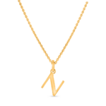 22 Ayar Altın Kolye Baş Harfi N 22 Ayar Altın Kolye Baş Harfi N