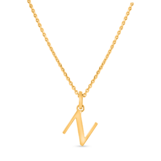 22 carat Gold Pendant Initial N 22 carat Gold Pendant Initial N