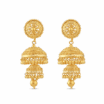 أقراط جومكا ذهبية من الذهب عيار 22 قيراط أقراط جومكا ذهبية من الذهب عيار 22 قيراط