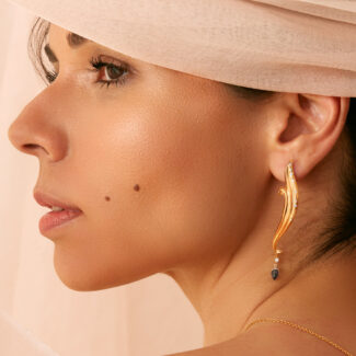 Tendril Bud Earrings