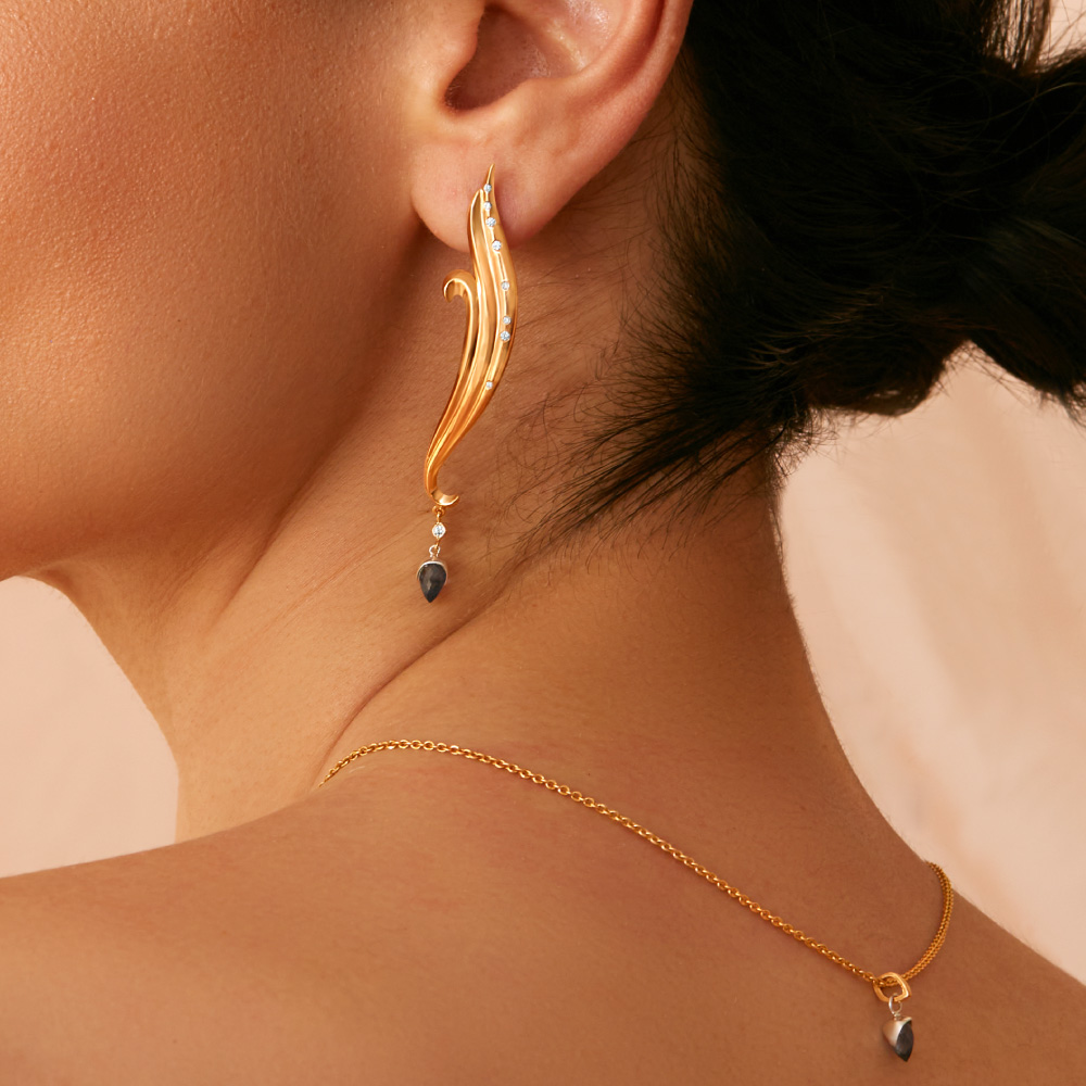 Tendril Tomurcuk Küpe Tendril Tomurcuk Küpe