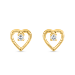 مرصع قلب من الذهب عيار 18 قيراط مع ألماس مرصع قلب من الذهب عيار 18 قيراط مع ألماس