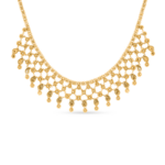 22 Ayar Gündoğumu Altın Rozet Çiçek Kolye | 16 İnç 22 Ayar Gündoğumu Altın Rozet Çiçek Kolye | 16 İnç