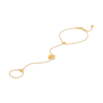 Rozet Çiçekli 22 Ayar Altın Ponka | 6,5 İnç Rozet Çiçekli 22 Ayar Altın Ponka | 6,5 İnç