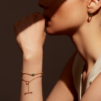 Horizon Emerald Bracelet