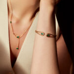 Sternschnuppe Smaragd Manschette