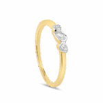 خاتم ألماس من الذهب عيار 18 قيراط | مقاس L خاتم ألماس من الذهب عيار 18 قيراط | مقاس L