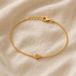 22ct Gold Rosette Flower Bracelet | 7 inches 22ct Gold Rosette Flower Bracelet | 7 inches