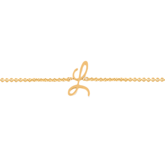 22ct Personalised Initial Bracelet