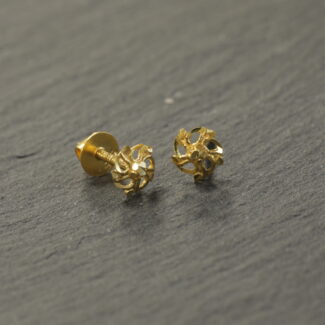 Gold Baby Stud Earring in 22ct Gold Baby Stud Earring in 22ct