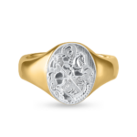 خاتم مفصّل حسب الطلب من الذهب عيار 24 قيراط والبلاتين خاتم مفصّل حسب الطلب من الذهب عيار 24 قيراط والبلاتين