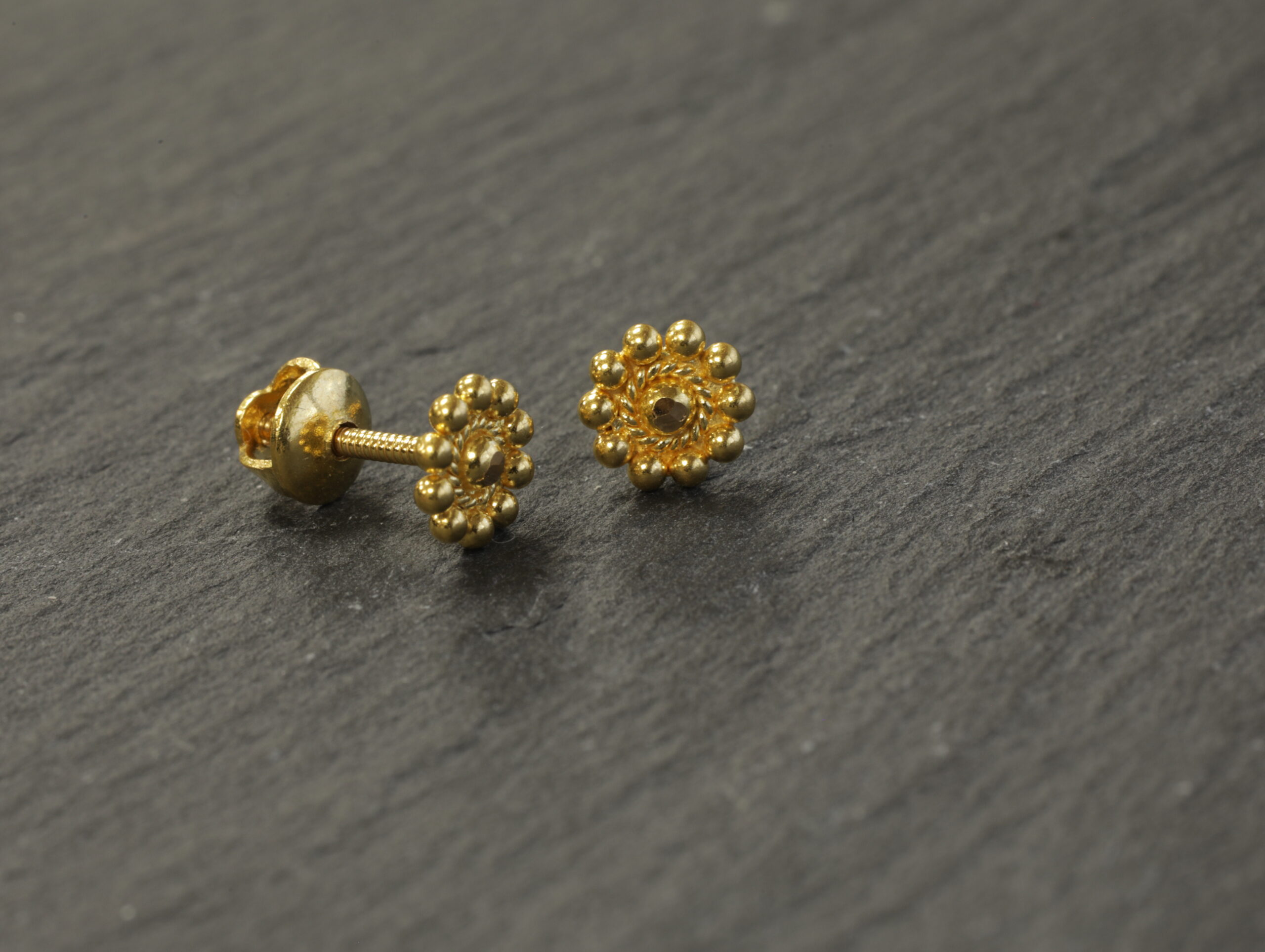 22ct Altın Bebek Saplama Küpe 22ct Altın Bebek Saplama Küpe