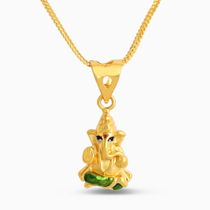 22 Ayar Altın İlahi Ganesh Kolye Ucu 22 Ayar Altın İlahi Ganesh Kolye Ucu