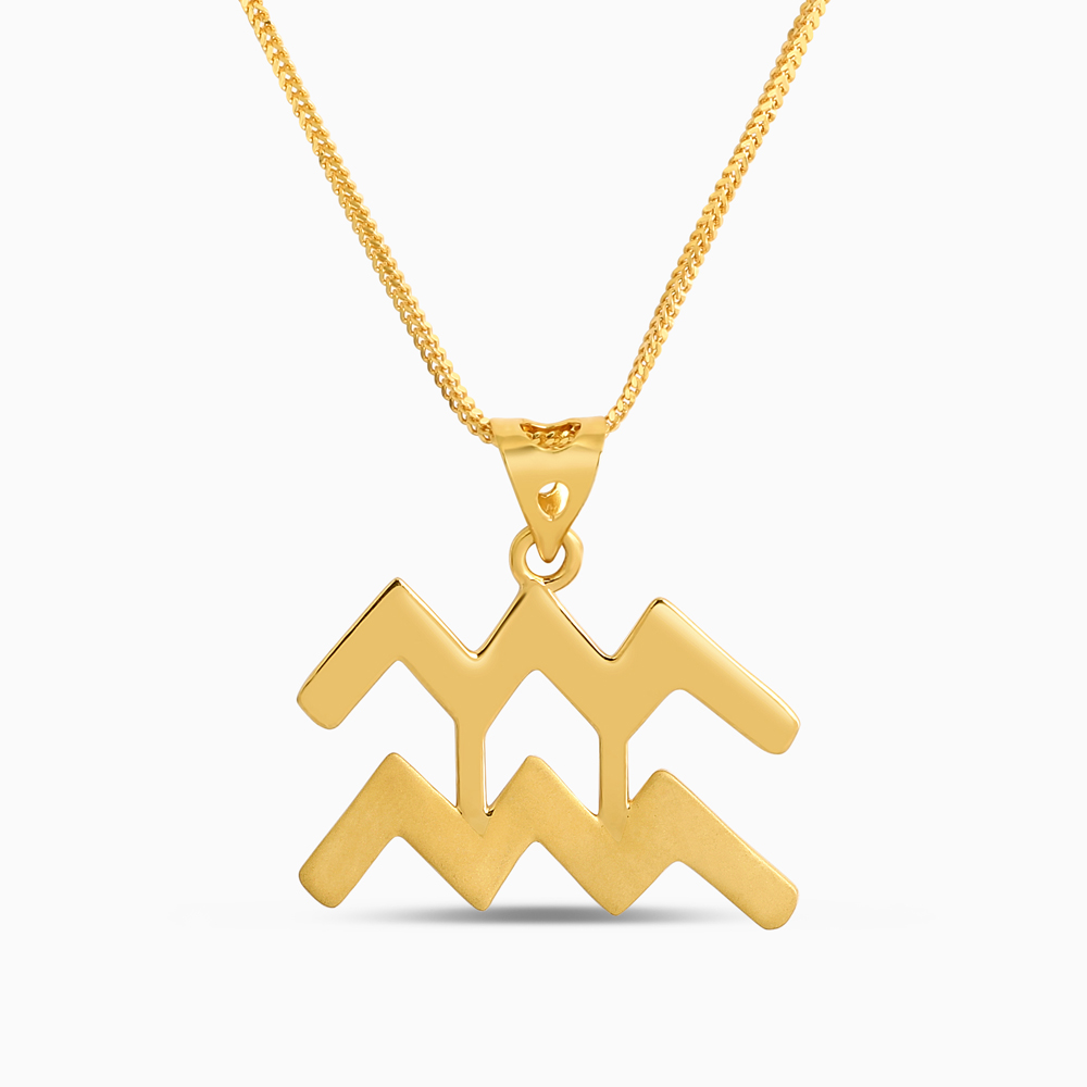 قلادة الدلو من الذهب عيار 22 قيراط قلادة الدلو من الذهب عيار 22 قيراط