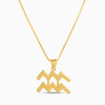 قلادة الدلو من الذهب عيار 22 قيراط قلادة الدلو من الذهب عيار 22 قيراط