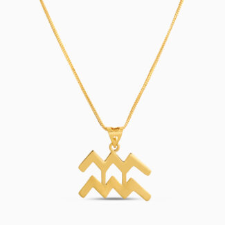 22ct Gold Aquarius Pendant 22ct Gold Aquarius Pendant