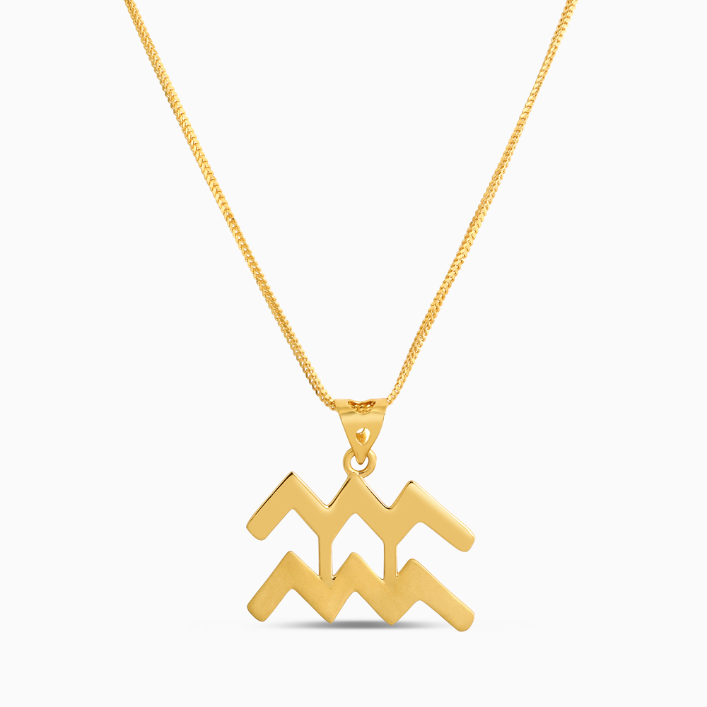 قلادة الدلو من الذهب عيار 22 قيراط قلادة الدلو من الذهب عيار 22 قيراط