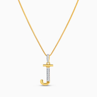 22ct Gold Initial J Cubic Zirconia Pendant 22ct Gold Initial J Cubic Zirconia Pendant