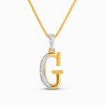 قلادة من الذهب عيار 22 قيراط مع قلادة زركونيا مكعب قلادة من الذهب عيار 22 قيراط مع قلادة زركونيا مكعب