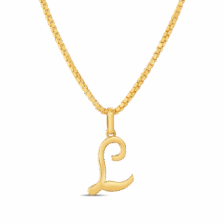 22ct Initial L Pendant 22ct Initial L Pendant