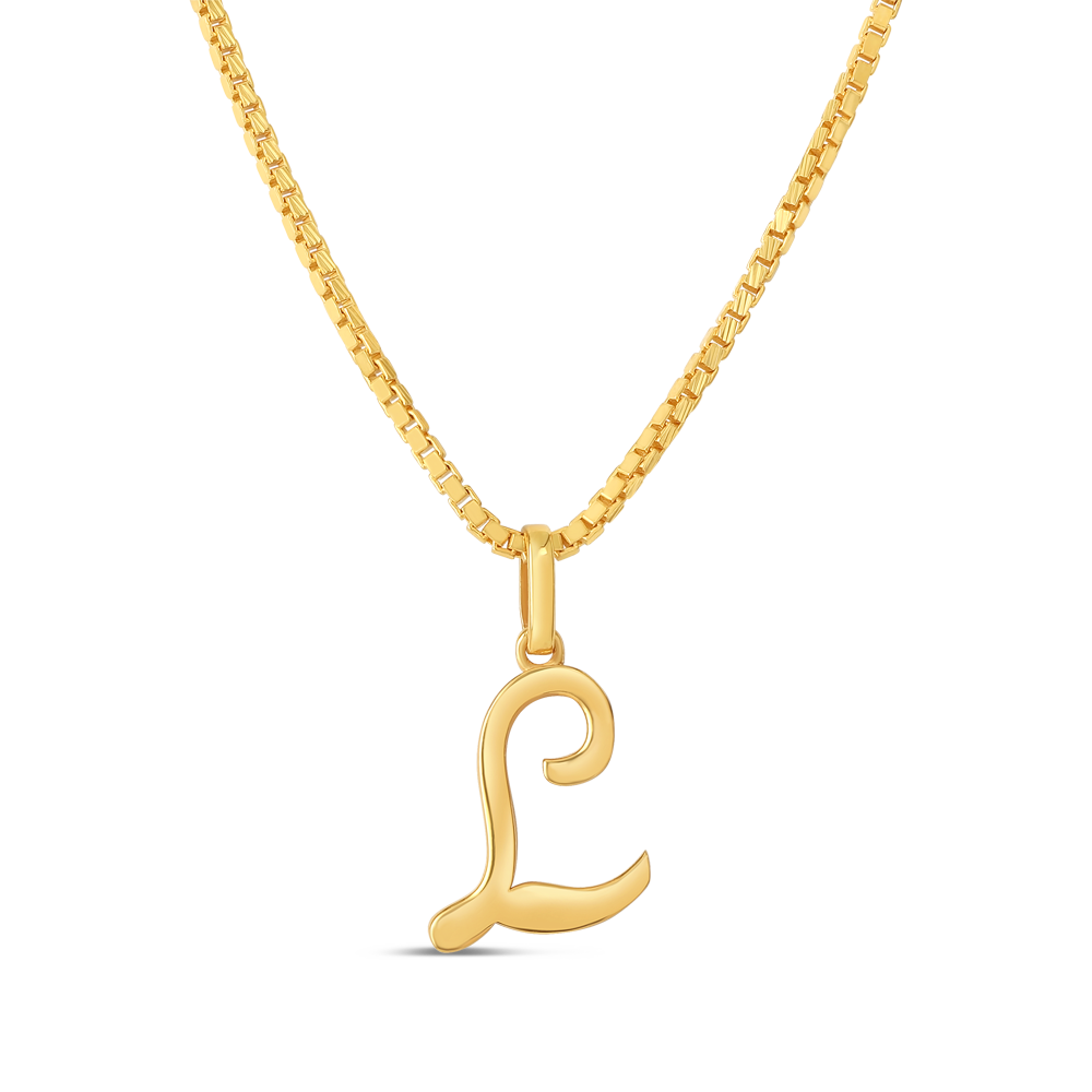 22 Ayar L Harfli Kolye 22 Ayar L Harfli Kolye