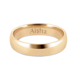 22ct Gold Wedding Band | Engravable
