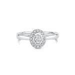 Diamantring aus Platin