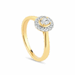 خاتم ألماس من الذهب الأصفر خاتم ألماس من الذهب الأصفر