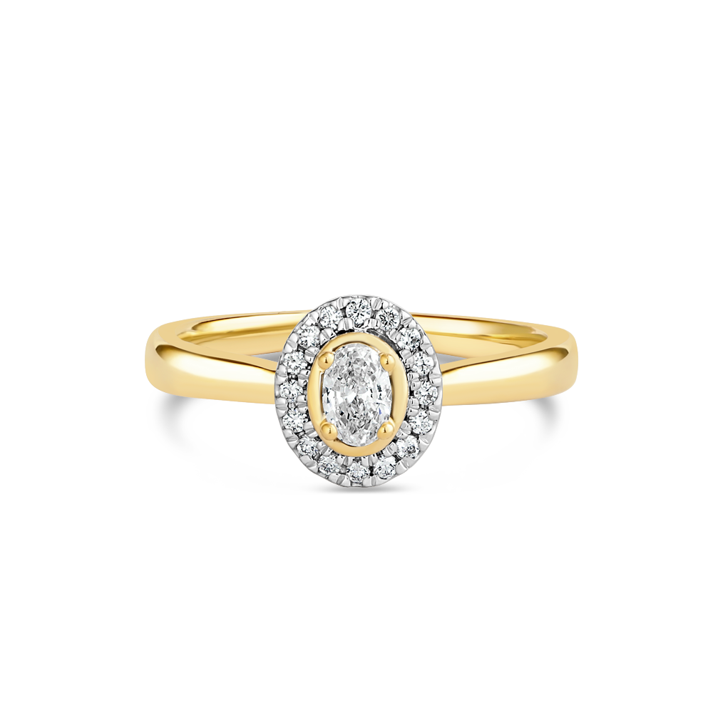 خاتم ألماس من الذهب الأصفر خاتم ألماس من الذهب الأصفر