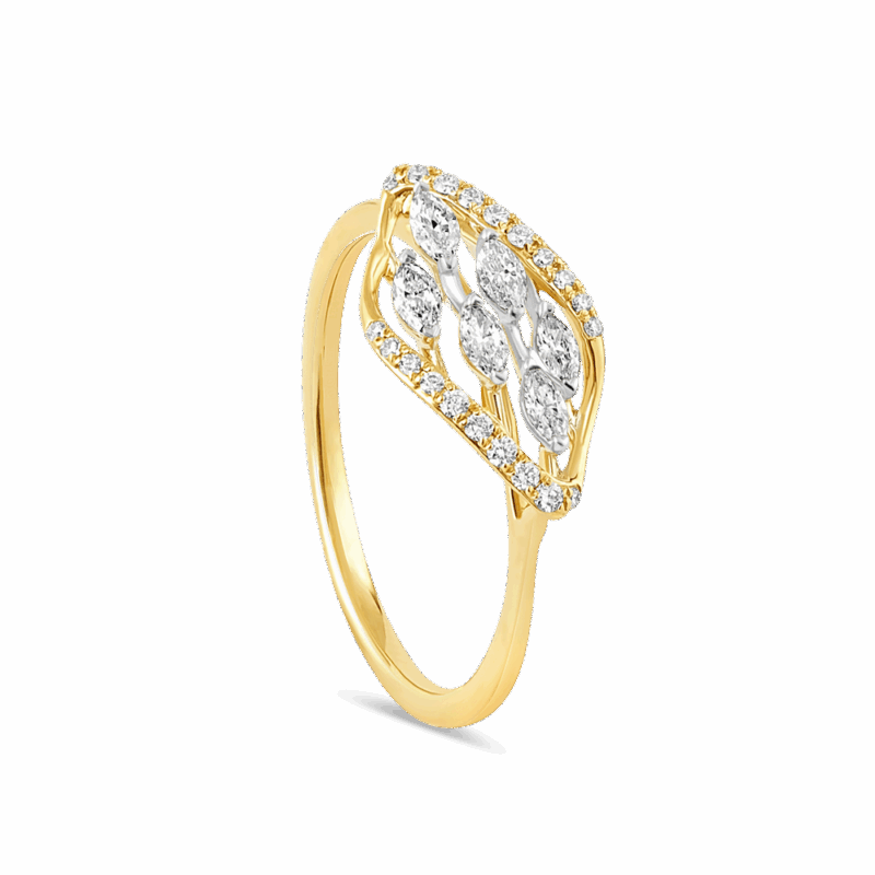 Kadınlar için 18 Ayar Altın Pırlanta Yüzük Kadınlar için 18 Ayar Altın Pırlanta Yüzük