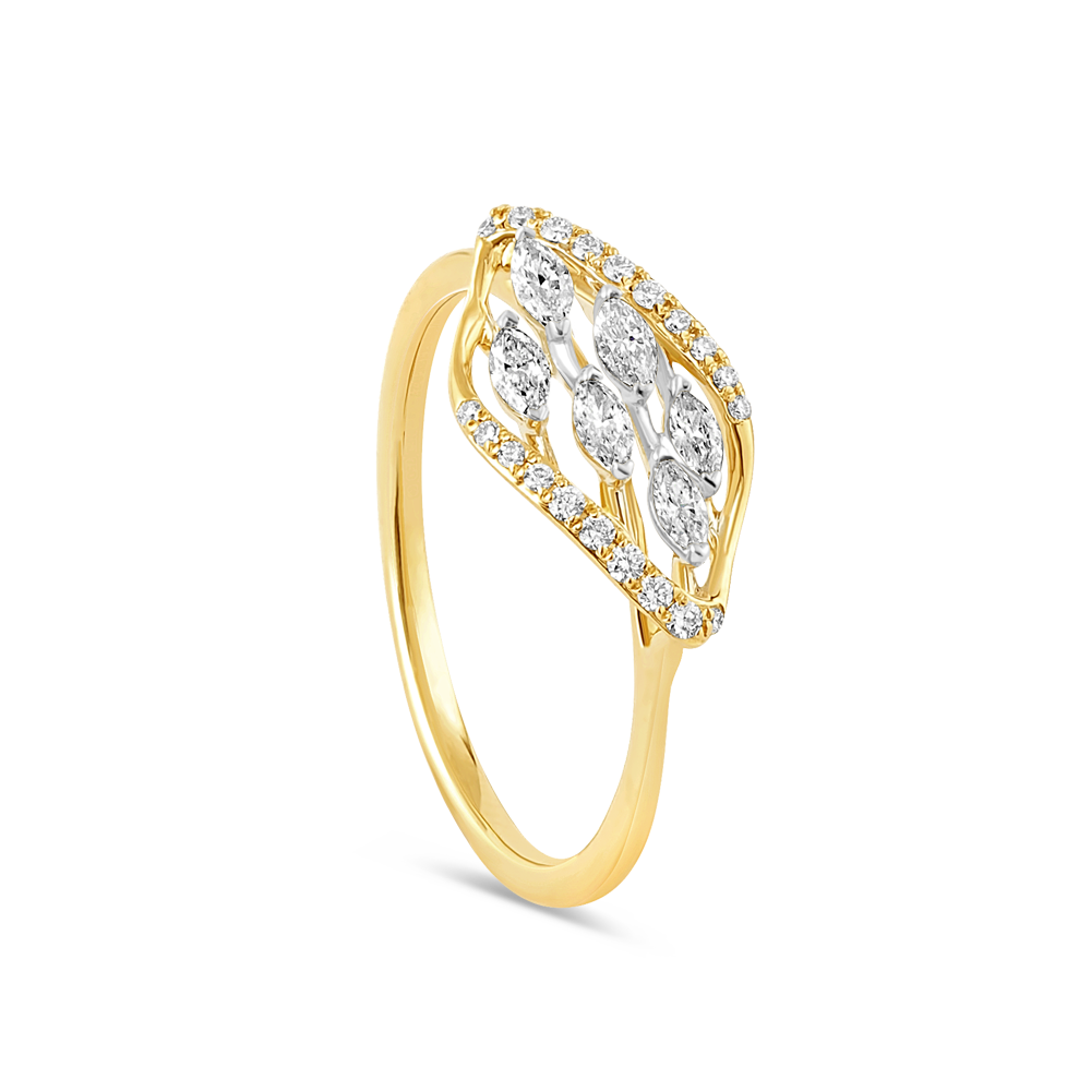 Kadınlar için 18 Ayar Altın Pırlanta Yüzük Kadınlar için 18 Ayar Altın Pırlanta Yüzük