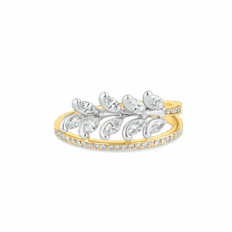 18ct Yellow Gold Ring with Diamonds