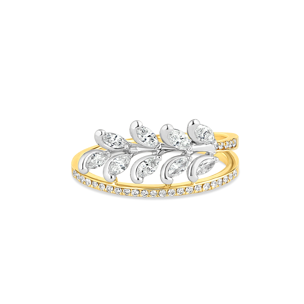 18 Ayar Sarı Altın Pırlantalı Yüzük 18 Ayar Sarı Altın Pırlantalı Yüzük