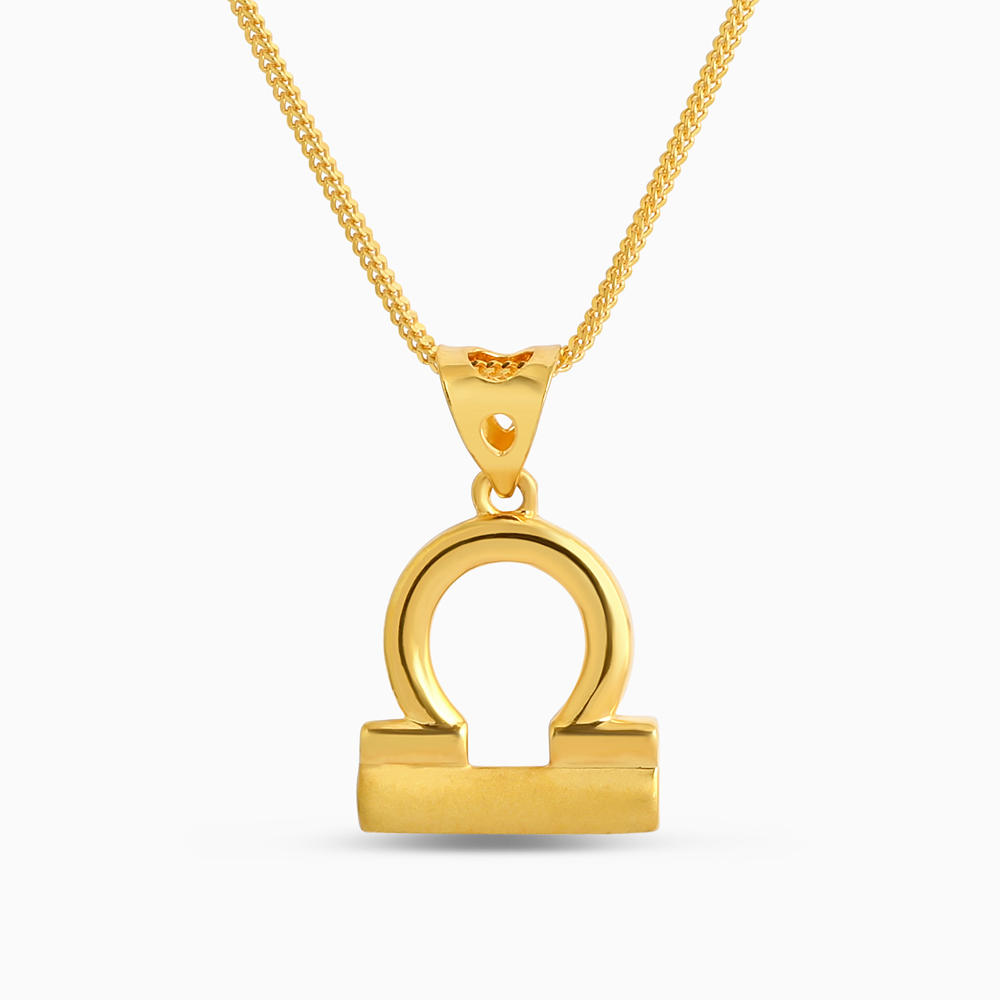 قلادة برج الميزان | ذهب 22 قيراط قلادة برج الميزان | ذهب 22 قيراط