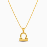 قلادة برج الميزان | ذهب 22 قيراط قلادة برج الميزان | ذهب 22 قيراط