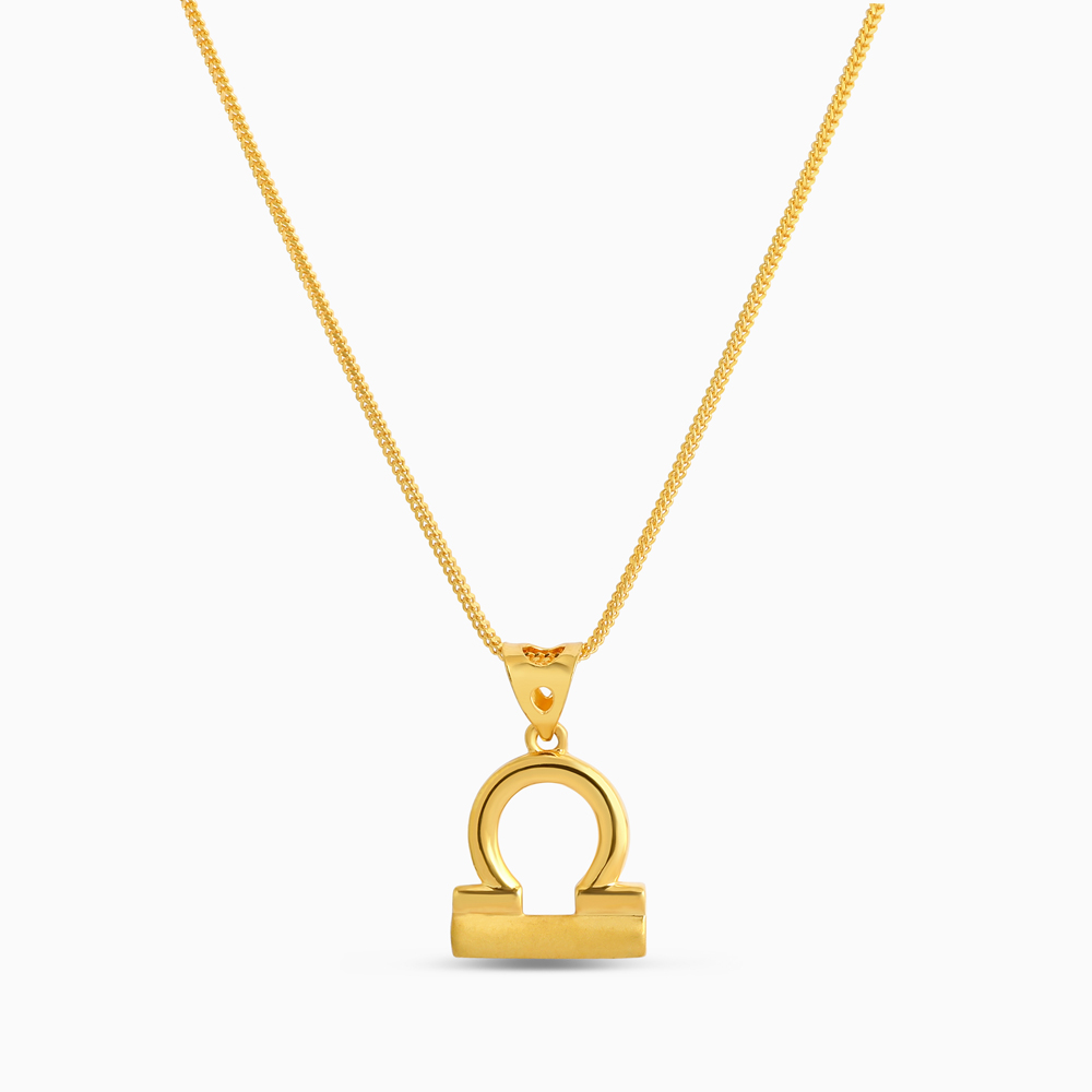 قلادة برج الميزان | ذهب 22 قيراط قلادة برج الميزان | ذهب 22 قيراط