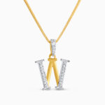 22ct Initial W Kolye Ucu 22ct Initial W Kolye Ucu