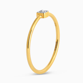 22ct Yellow Gold Square CZ Ring 22ct Yellow Gold Square CZ Ring