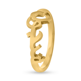 22ct Gold Name Ring